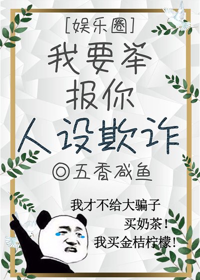 《我要举报你人设欺诈》